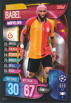 Ryan Babel Galatasaray AS 2019/20 Topps Match Attax CL #GAL13